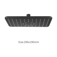 Верхний душ Rose RH32H, черный — фото 1, Верхние души