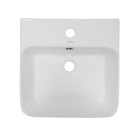 Раковина накладная Azario 410х410х125 квадратная, белый глянец арт-AZ-2257 — фото 1, Раковины накладные