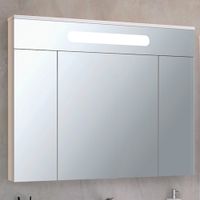 Зеркальный шкаф OLIVIA 100 / AQUA DE MARCO 1100COLI — фото 1, Зеркальные шкафы в ванную