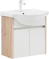 Тумба под раковину Aquanet Сидней 60 дуб кантри/белый арт-00345121 — фото 5, Тумбы под раковину