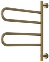 Полотенцесушитель электрический Сунержа Парео 4.0-2С 567х535 Золотой шёлк арт-32-0823-0567 — фото 1, Электрические полотенцесушители