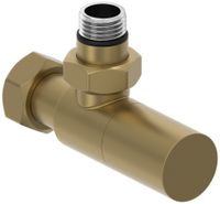 Вентиль Вентиль Сунержа угловой цилиндр (G 1/2" НР х G 3/4" НГ) Золотой шёлк 32-1400-1234 — фото 3, Комплектующие для полотенцесушителей