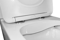 Товар: Унитаз-компакт Azario Ferra 365х650х785 напольный, безободковый, с быстросъемным сиденьем микролифт арт-AZ-1015 - фото 6 Унитаз-компакт Azario Ferra 365х650х785 напольный, безободковый, с быстросъемным сиденьем микролифт арт-AZ-1015 — фото 6, Напольные унитазы