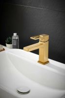 Товар: Смеситель для раковины BELZ, брашированное золото, арт-B10658-5 - фото 2 Смеситель для раковины BELZ, брашированное золото, арт-B10658-5 — фото 2, Смесители для раковины