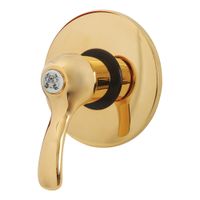 LEM См-ль моноком. скрытого монтажа, золото арт-25886 — фото 1, Встраиваемые смесители для душа