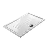 Поддон HATRIA LIF H3 SBY1W001 напольный или встраиваемый в пол 100х70х3 см цвет белый — фото 1, Душевые поддоны