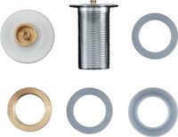 Донный клапан Aquanet белый, без перелива арт-00330950 — фото 2, Донные клапаны