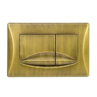 RIVER DUAL NEW Клавиша двойная универсальная h165x245 мм.(пластик), бронза арт-27466 — фото 1, Кнопки смыва