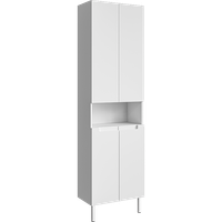 Пенал напольный, цвет белый, 55 см арт-VAN0555N — фото 1, Пеналы для ванной комнаты