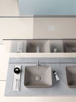 раковина накладная NUBES 50x38 без перелива серый матовый арт-903717 — фото 4, Раковины накладные