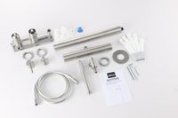 Товар: Душевая система ABBER Perfekte 316 AF8A18BST скрытого монтажа без излива, сталь брашированная - фото 2 Душевая система ABBER Perfekte 316 AF8A18BST скрытого монтажа без излива, сталь брашированная — фото 2, Встраиваемые душевые комплекты