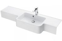 Раковина HOTEL B 151, правая, белая арт-1A709531PI01P — фото 2, Раковины подвесные