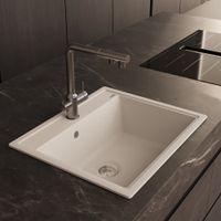 Кухонная мойка ABBER Quarz белый арт-AQ2902W — фото 2, Кухонные мойки