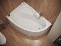 ШРИ-ЛАНКА Ванна акриловая 150х100 см., левая, без монтажного комплекта, САНТЕК 1WH302394 — фото 4, Акриловые ванны