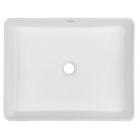 Раковина-чаша Azario 510х405х110 накладная, прямоугольная, матовый белый арт-AZ-2178-MW — фото 1, Раковины накладные