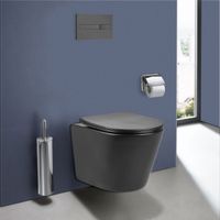 Товар: Унитаз подвесной Piatti VT1-11SMA, цвет антрацит матовый, ультратонкое soft-close сиденье - фото 9 Унитаз подвесной Piatti VT1-11SMA, цвет антрацит матовый, ультратонкое soft-close сиденье — фото 9, Подвесные унитазы