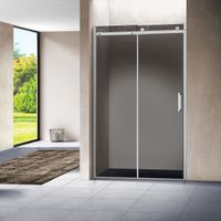 Душевая дверь Como VPS-1C120CG, 1200, хром, стекло тонированное — фото 3, Душевые двери в нишу