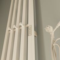 Полотенцесушитель электрический INARO ПРОФИЛЬНЫЙ 1500х240 правый, скр.монтаж, СНШ, белый матовый(RAL 9016), (Ferrum, 8 крючков), Маргроид арт-Inaro-15024-1081-9016R — фото 4, Электрические полотенцесушители