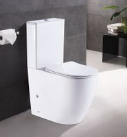 Унитаз-компакт AZARIO MIRADA 655х385х920 напольный, в комплекте с бачком и сиденьем микролифт арт-AZ-1289A — фото 1, Напольные унитазы