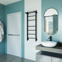 Полотенцесушитель электрический Grota Alto 430х1200 черный Alto 430х1200 RAL9005 EL — фото 4, Электрические полотенцесушители