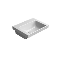 раковина подвесная/встраиваемая NORM 42x34 белый арт-8685111 — фото 2, Раковины подвесные