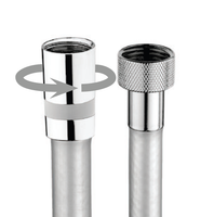 Душевой шланг BOSSINI CROMOLUX A00167C.030 150 см цвет хром — фото 2, Душевые шланги