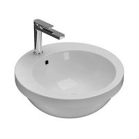 Товар: Раковина GLOBO Band встраиваемая сверху цвет белый SAP50BI - фото 2 Раковина GLOBO Band встраиваемая сверху цвет белый SAP50BI — фото 2, Раковины встраиваемые сверху