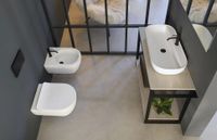 Биде Scarabeo GLAM подвесное с одним отверстием цвет белый матовый арт-5202 41 — фото 4, Биде подвесные