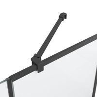 Товар: Шторка на ванну стеклянная D&K Matrix , 140*90, черный арт-DG1109025 - фото 4 Шторка на ванну стеклянная D&K Matrix , 140*90, черный арт-DG1109025 — фото 4, Шторки для ванной распашные