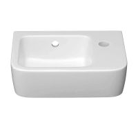 Раковина КЕРАМИН СКВЭА 36 белый глянец CDB00023552 (4810531138990) — фото 1, Раковины подвесные