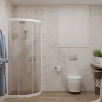 ДШ Ультра 80*80 А (2 места) арт-Щ0000064127 — фото 5, Душевые уголки четверть круга