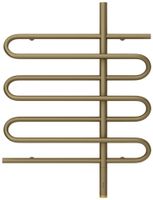 Полотенцесушитель электрический Сунержа Эпатаж 3.0 800х600 МЭМ правый Золотой шёлк арт-32-5851-8060 — фото 1, Электрические полотенцесушители