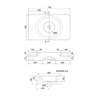 Товар: Раковина Scarabeo FUJI подвесная или накладная без перелива без отверстий цвет белый арт-6002 - фото 4 Раковина Scarabeo FUJI подвесная или накладная без перелива без отверстий цвет белый арт-6002 — фото 4, Раковины накладные