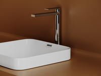 Раковина встраиваемая сверху CERAMICANOVA Element с отверстием слива - перелива квадратной формы 438x438x172 мм цвет белый арт. арт-CN6077 — фото 3, Раковины встраиваемые сверху