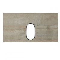 Столешница ЛОФТ ФАБРИК 80, дуб эндгрейн (под раковину ОДРИ) 1A243003LTDU0 — фото 1, Столешницы под раковину