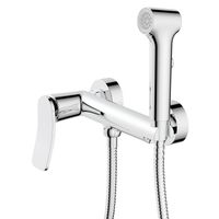 Гигиенический душ Azario Escaro со смесителем, керамический картридж, шланг 150 см, хром арт-AZ-K2574 — фото 5, Гигиенические души