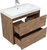 Товар: Тумба под раковину Aquanet Милан 80 дуб рустикальный 00336379 - фото 11 Тумба под раковину Aquanet Милан 80 дуб рустикальный 00336379 — фото 11, Тумбы под раковину