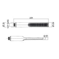 Товар: Душевая лейка BOSSINI APICE SLIM B00910.073 с одним видом струи цвет черный матовый - фото 4 Душевая лейка BOSSINI APICE SLIM B00910.073 с одним видом струи цвет черный матовый — фото 4, Лейки для душа