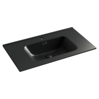 Умывальник накладной прямоугольный (цвет Черный Матовый) Element 810*465*180мм арт-CN7005MB — фото 1, Мини-раковины