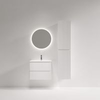 Тумба подвесная SANCOS Snob R 590х390х500, c двумя ящиками оснащенными доводчиками, Bianco, арт. арт-SNR60/39W — фото 3, Тумбы под раковину