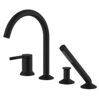 Товар: Смеситель на борт ванны Azario FLAME каскадный, на 4 отверстия, черный матовый арт-AZ-VPC258320PA - фото 2 Смеситель на борт ванны Azario FLAME каскадный, на 4 отверстия, черный матовый арт-AZ-VPC258320PA — фото 2, Смесители на борт ванны