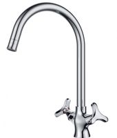 Смеситель для кухни D&K Hessen Goethe, хром арт-DA1382441 — фото 1, Смесители для кухни