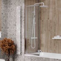 Шторка на ванну стеклянная Reflexion арт-RX15090CCR-22 — фото 3, Шторки для ванной раздвижные