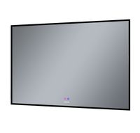 Зеркало PRAGMA-норма BLACK (1000*800*45) LED с сенсорным выключателем и подогревом 18100802 — фото 1, Зеркала в ванную комнату