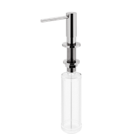 Дозатор для кухонной мойки Sancos, объем 500 мл, цвет брашированный никель, арт. арт-SC40100BN — фото 2, Дозаторы для кухонных моек