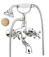 Смеситель для ванны Fiore MARGOT SKY (SWAROVSKI®) , бронза арт-01ZZ0600 — фото 1, Смеситель для ванны