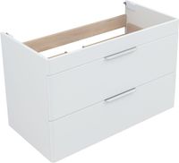 Тумба с раковиной Aquanet Ирис new 90 подвесная 2 ящ. цв. белый глянец 00342092 — фото 12, Тумбы с раковиной