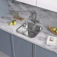 Товар: Кухонная мойка Reflexion Iseo RX2250GD брашированное золото - фото 376 Кухонная мойка Reflexion Iseo RX2250GD брашированное золото — фото 376, Кухонные мойки