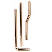 Смывная труба GLOBO PAESTUM наружного монтажа цвет золото BA010 — фото 1, Комплектующие для туалета