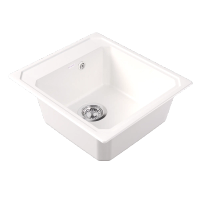 Товар: Мойка "Кардинал" 450, белый СМс арт-29.030.B0450.401 - фото 1 Мойка "Кардинал" 450, белый СМс арт-29.030.B0450.401 — фото 1, Кухонные мойки